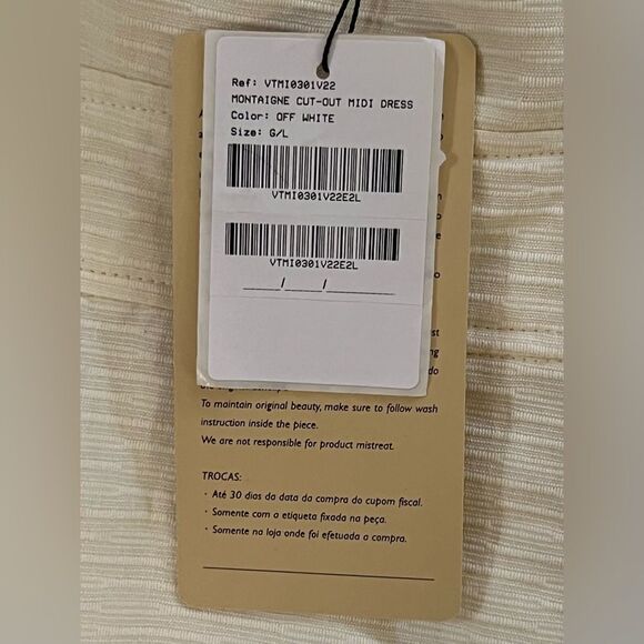 NWT ADRIANA DEGREAS Montaigne Cut-Out Midi Dress Large - Picture 11 of 15